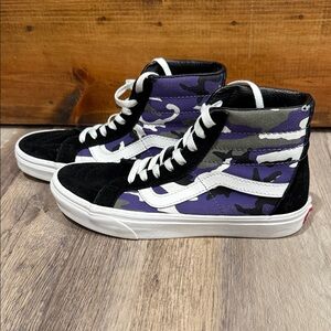 Vans Sk8-Hi Reissue "Pop Camo - Purple" women 8.5  men 7